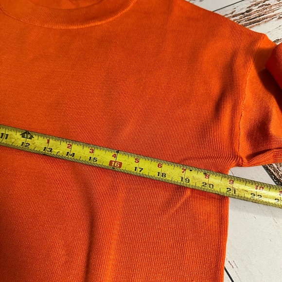 🆕 Women's 2 Piece Outfits Sweater Set Size Small, Orange - Picture 8 of 10